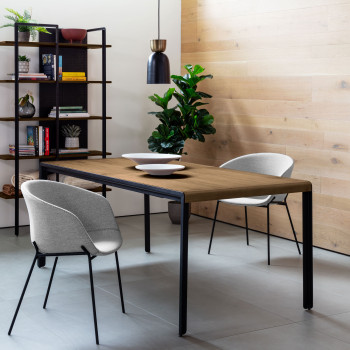 Nadyria - Table à manger extensible 160-200x90cm