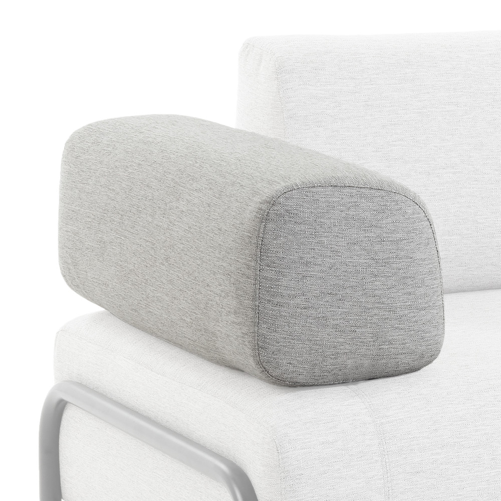 Compo - Accoudoir en tissu - Couleur - Gris clair