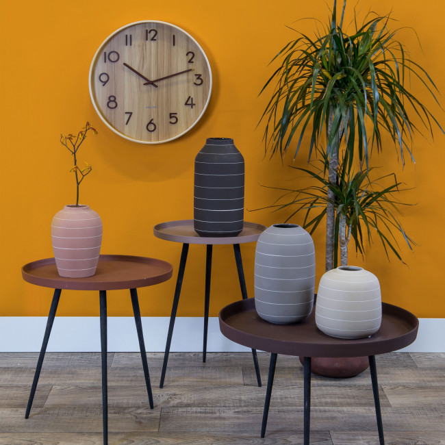 Pure - Horloge murale ronde en bois ø40cm