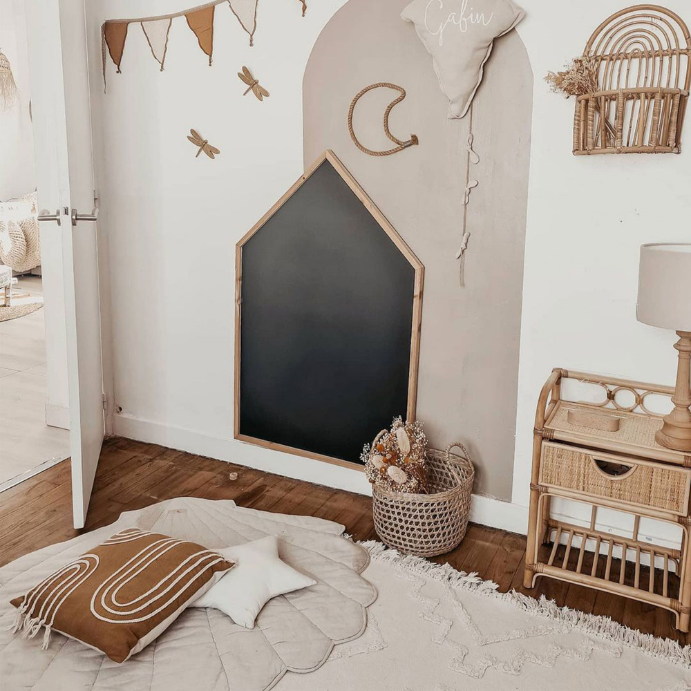 Tondano - Table de chevet en rotin