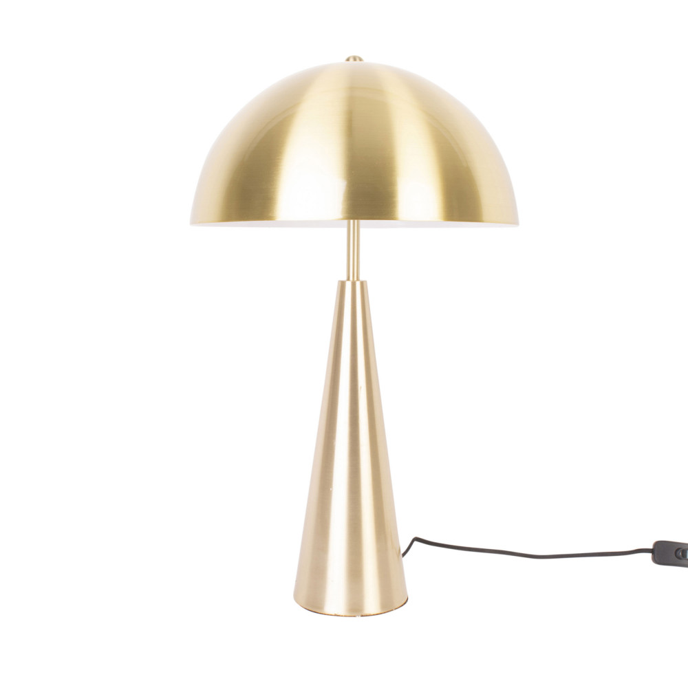 Sublime - Lampe à poser champignon en métal - Couleur - Or
