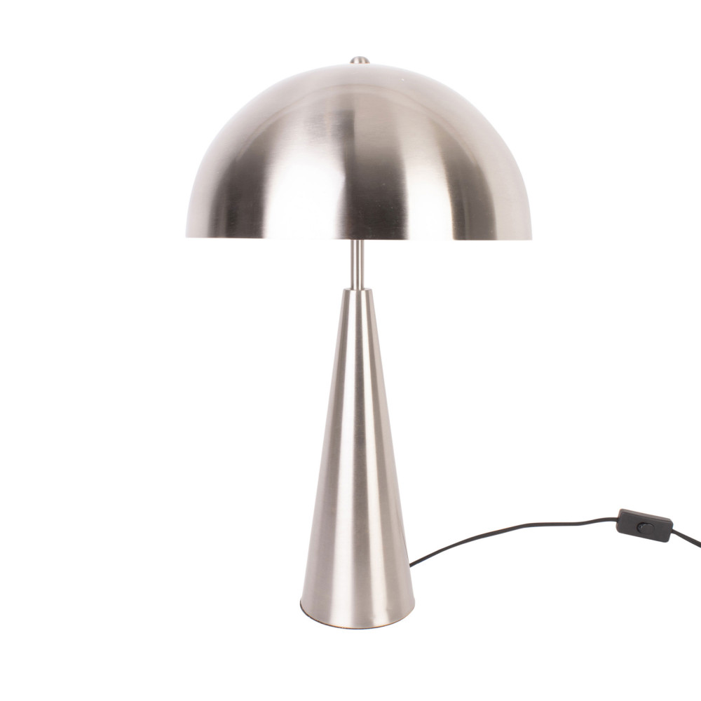 Sublime - Lampe à poser champignon en métal - Couleur - Chrome