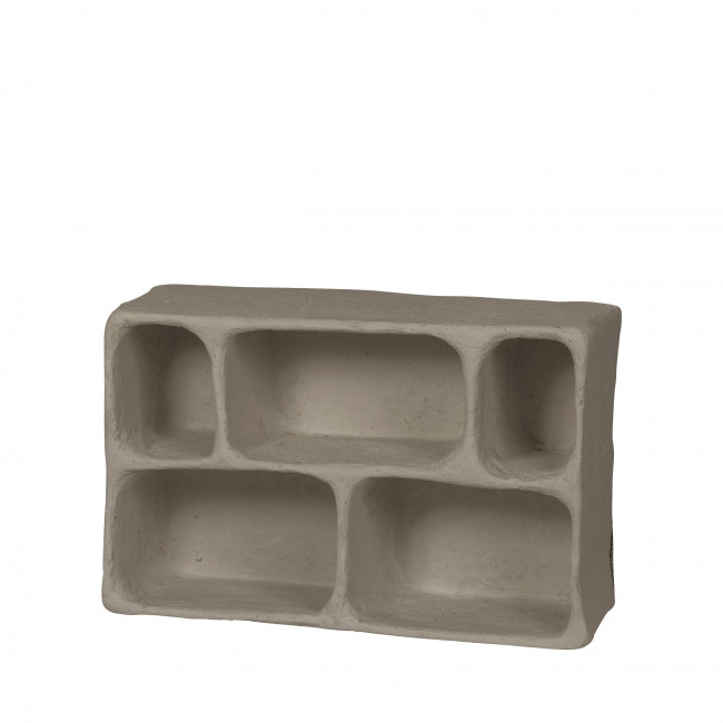 Clay - Étagère murale en papier mâché 5 niches