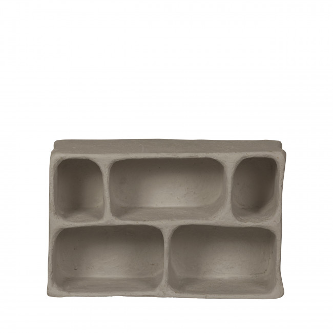 Clay - Étagère murale en papier mâché 5 niches