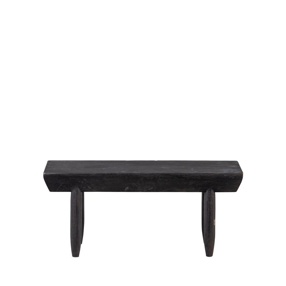 stall - banc en bois l96cm - couleur - noir