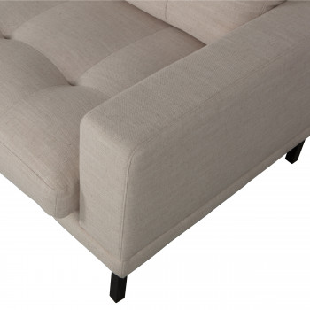 River - Canapé d'angle gauche en tissu L280cm