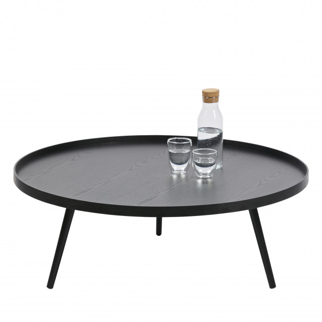 Mesa - Table basse ronde en bois H36xø100cm