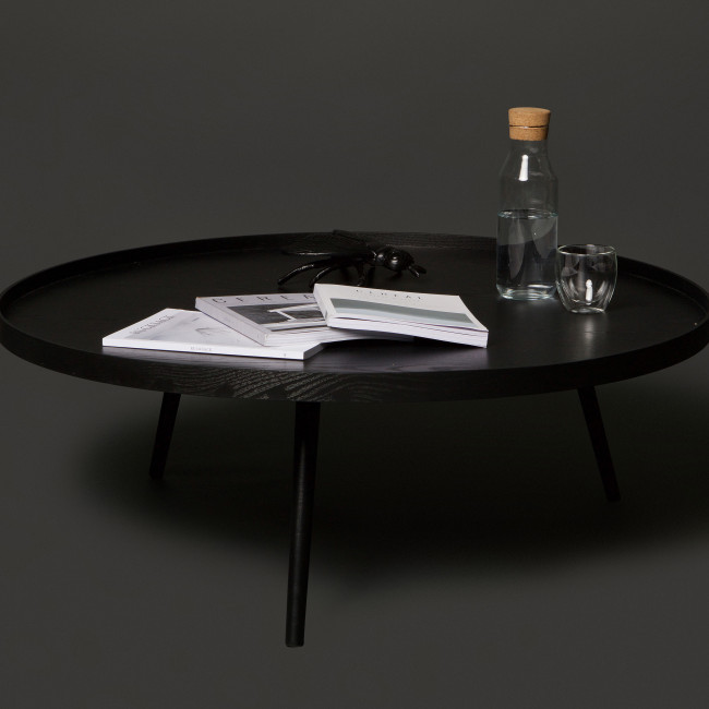 Mesa - Table basse ronde en bois H36xø100cm