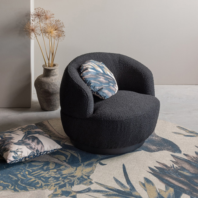 Woolly - Fauteuil en tissu bouclette