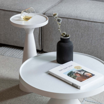 Floss - Table d'appoint en métal ø28cm