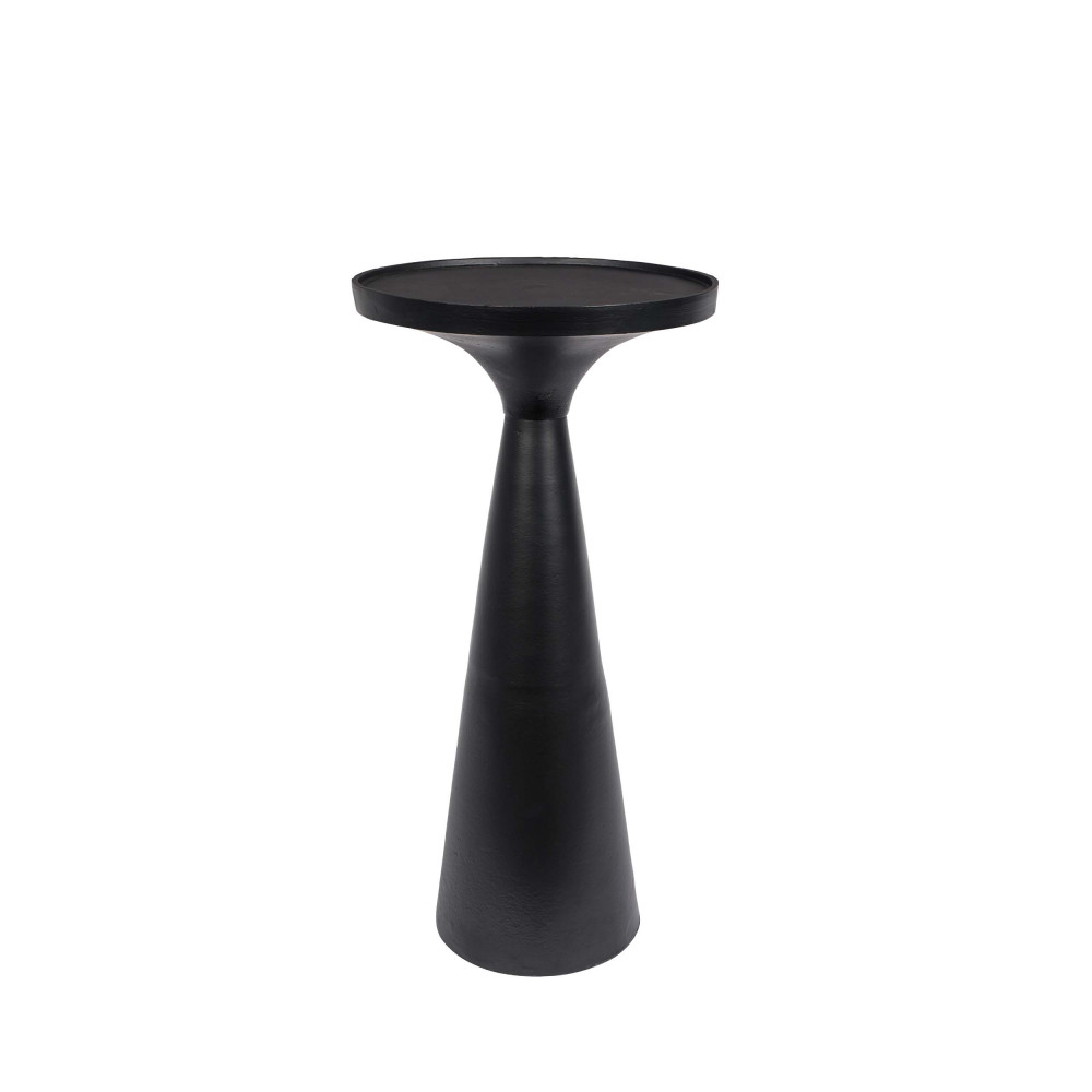 floss - table d'appoint en métal ø28cm - couleur - noir