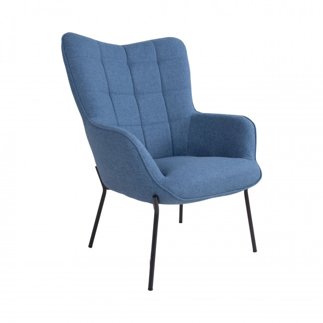 Glasgow - Fauteuil en tissu et métal