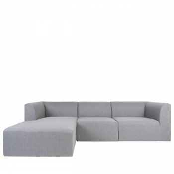 Alba - Canapé d'angle gauche en tissu
