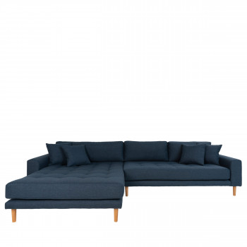 Lido - Canapé d'angle gauche en tissu L290cm