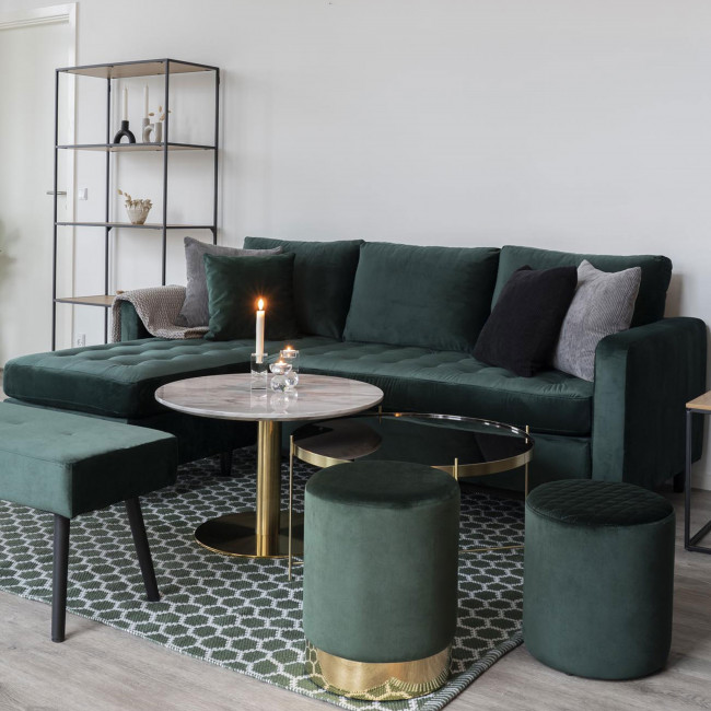 Skiby - Banc en velours L100cm