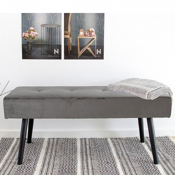Skiby - Banc en velours L100cm