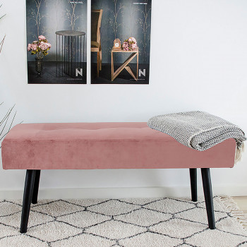 Skiby - Banc en velours L100cm