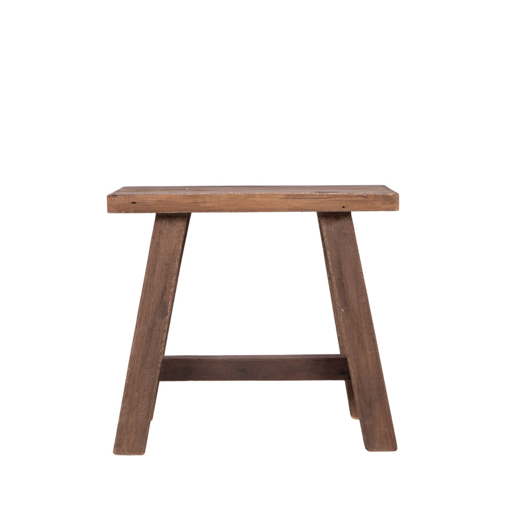 Barcelona - Tabouret en teck H45cm - Couleur - Naturel