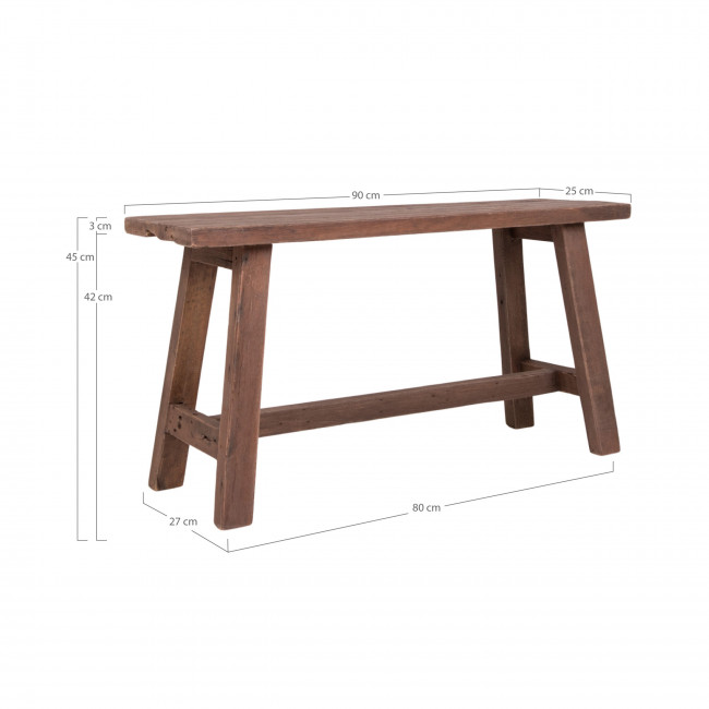 Barcelona - Banc en teck L90cm