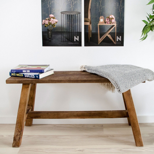 Barcelona - Banc en teck L90cm