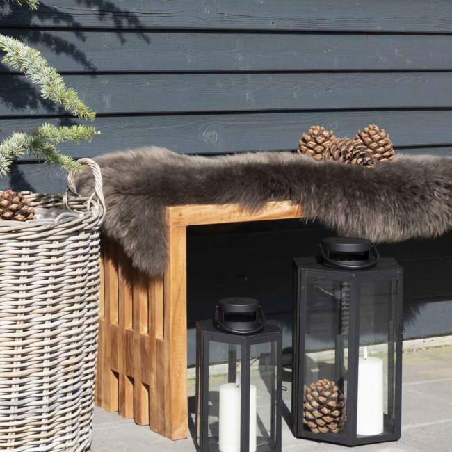 Benidorm - Banc en teck L90cm