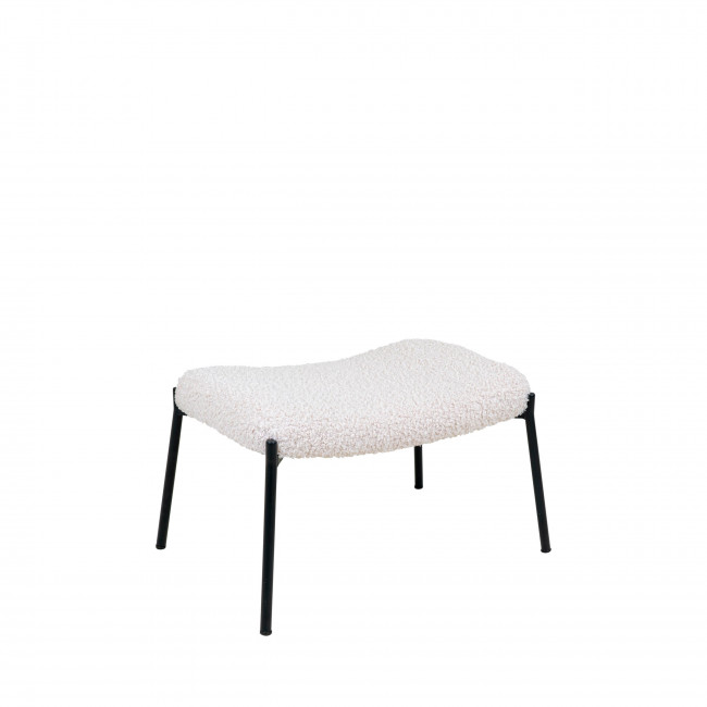 Glasgow - Repose-pieds en tissu bouclette