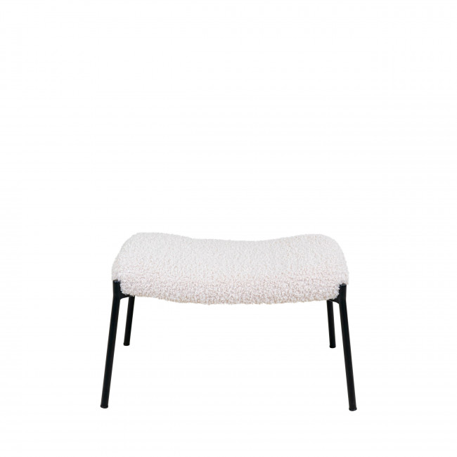 Glasgow - Repose-pieds en tissu bouclette