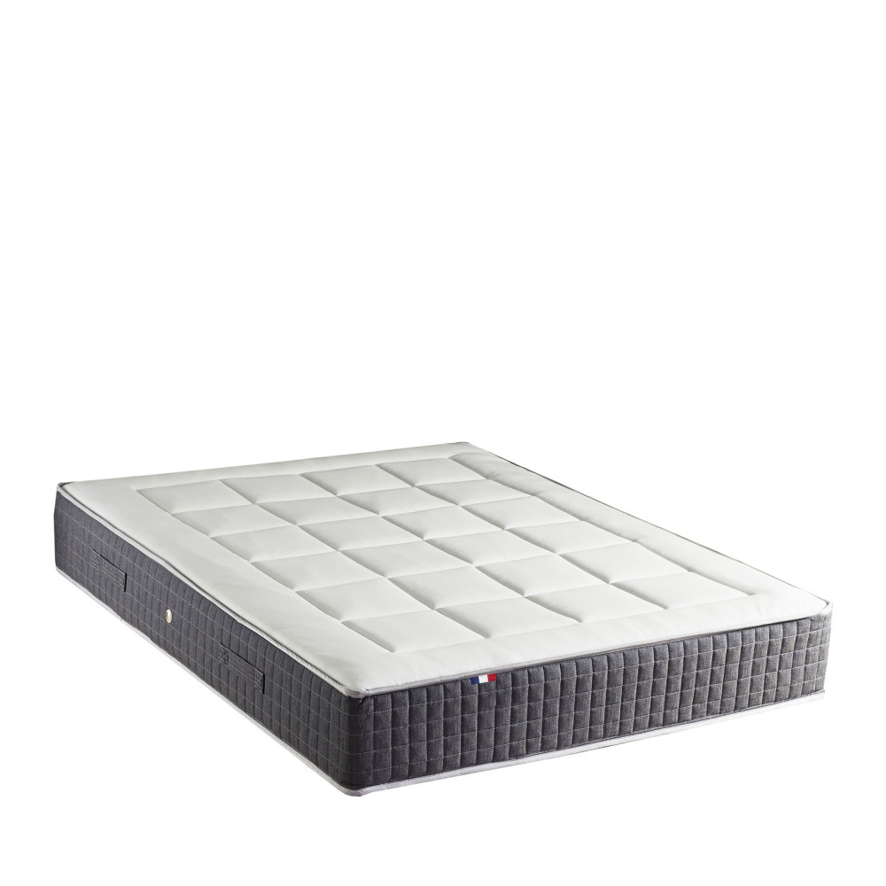 Kali - Matelas à ressorts et mémoire de forme 7 zones, accueil enveloppant - Dimensions - 140x190 cm