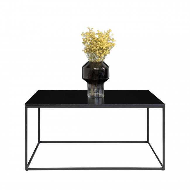 Vita – Table basse en métal et bois 60x90x45 cm