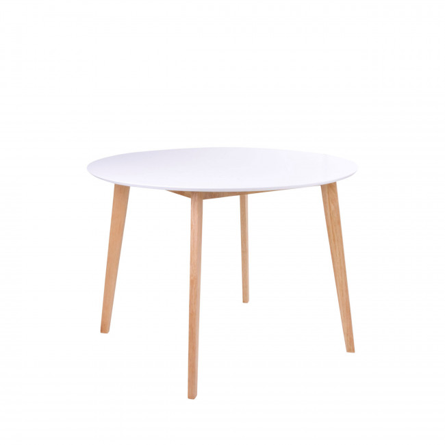 Vojens – Table à manger en bois Ø105xh75 cm