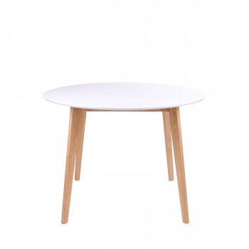 Vojens – Table à manger en bois Ø105xh75 cm