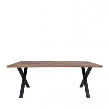 Montpellier – Table à manger en bois et métal 200x95xh75 cm