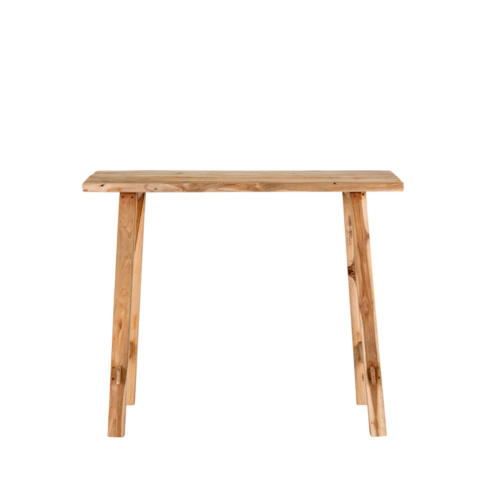 Girona - Console en teck L90cm - Couleur - Bois clair