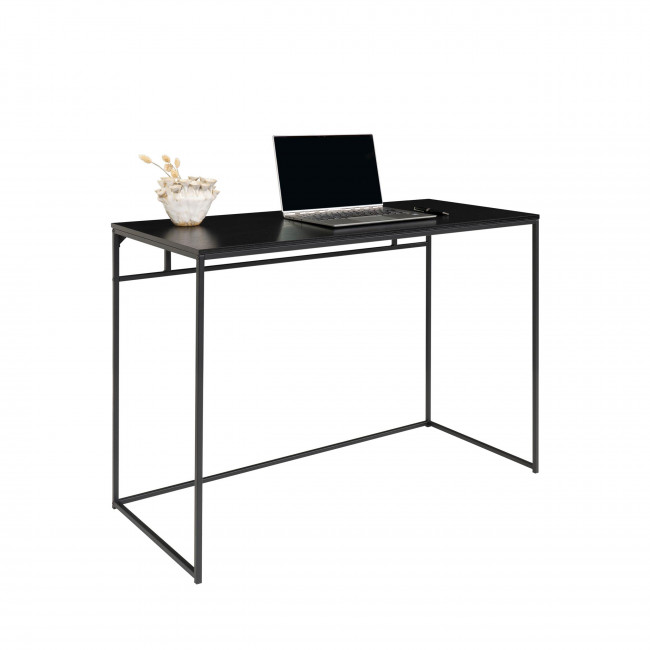 Vita – Bureau en métal et bois 100x45x75 cm