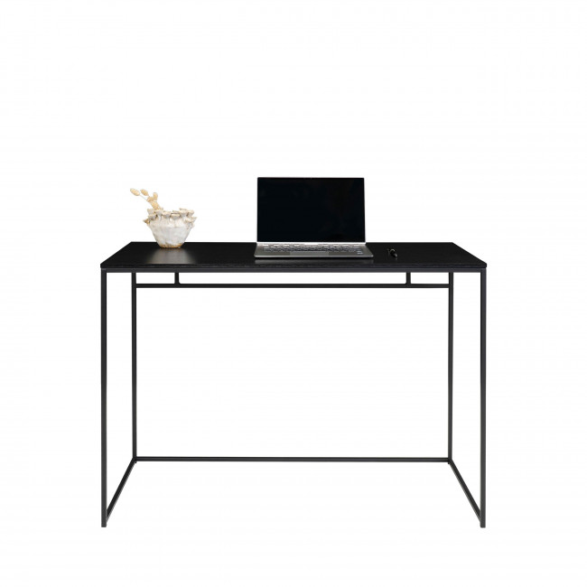 Vita – Bureau en métal et bois 100x45x75 cm