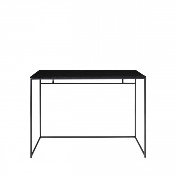 Vita – Bureau en métal et bois 100x45x75 cm