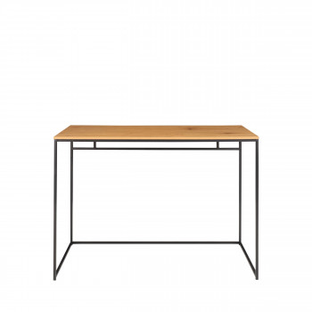 Vita – Bureau en métal et bois 100x45x75 cm