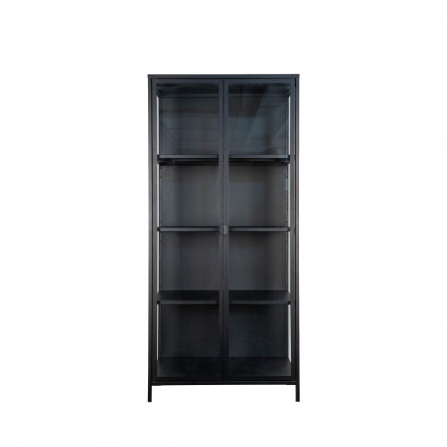 Brisbane – Vaisselier en métal et verre H175cm