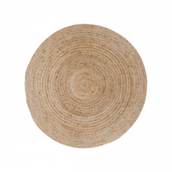 Bombay – Tapis en jute rond naturel