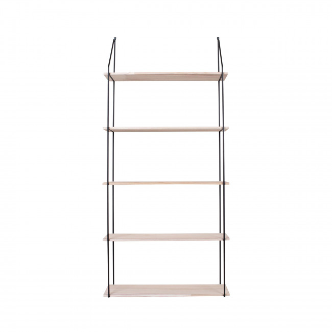 Eindhoven – Etagère en métal et bois 65x17xh145 cm