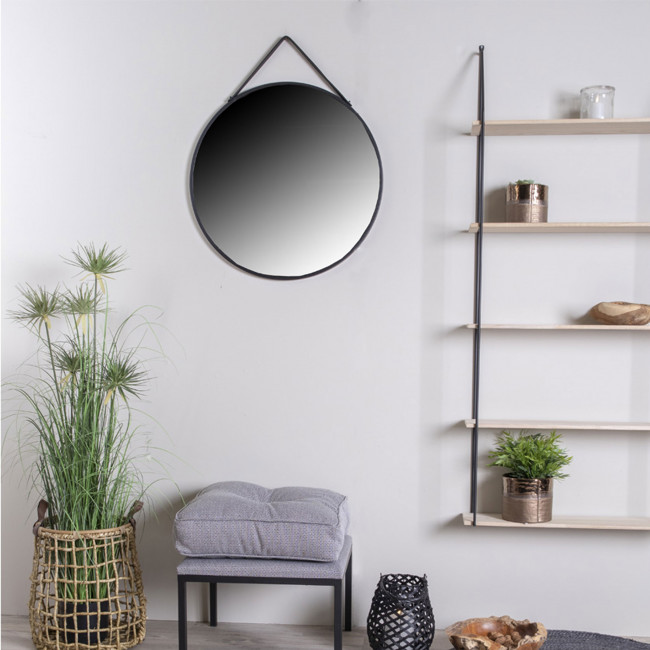 Eindhoven – Etagère en métal et bois 65x17xh145 cm