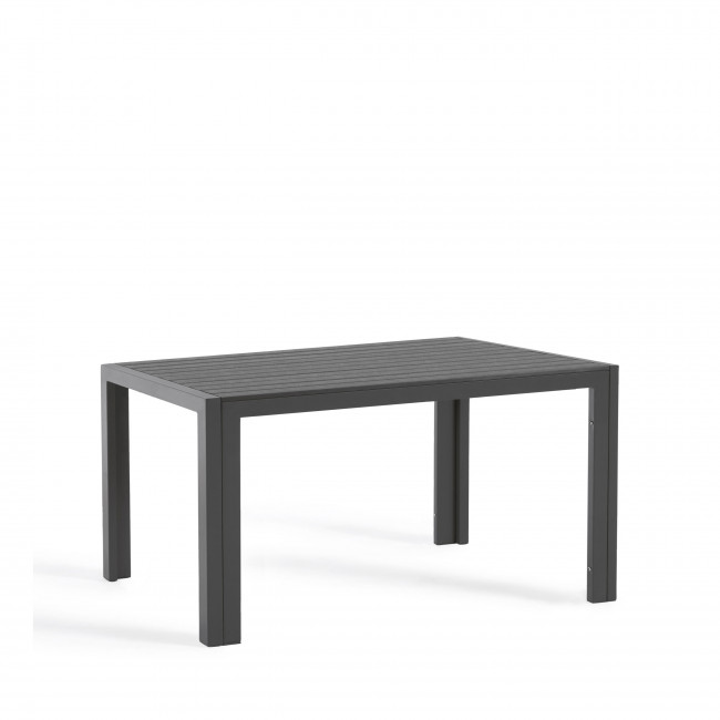 Sirley - Table à manger de jardin en métal 140x70cm