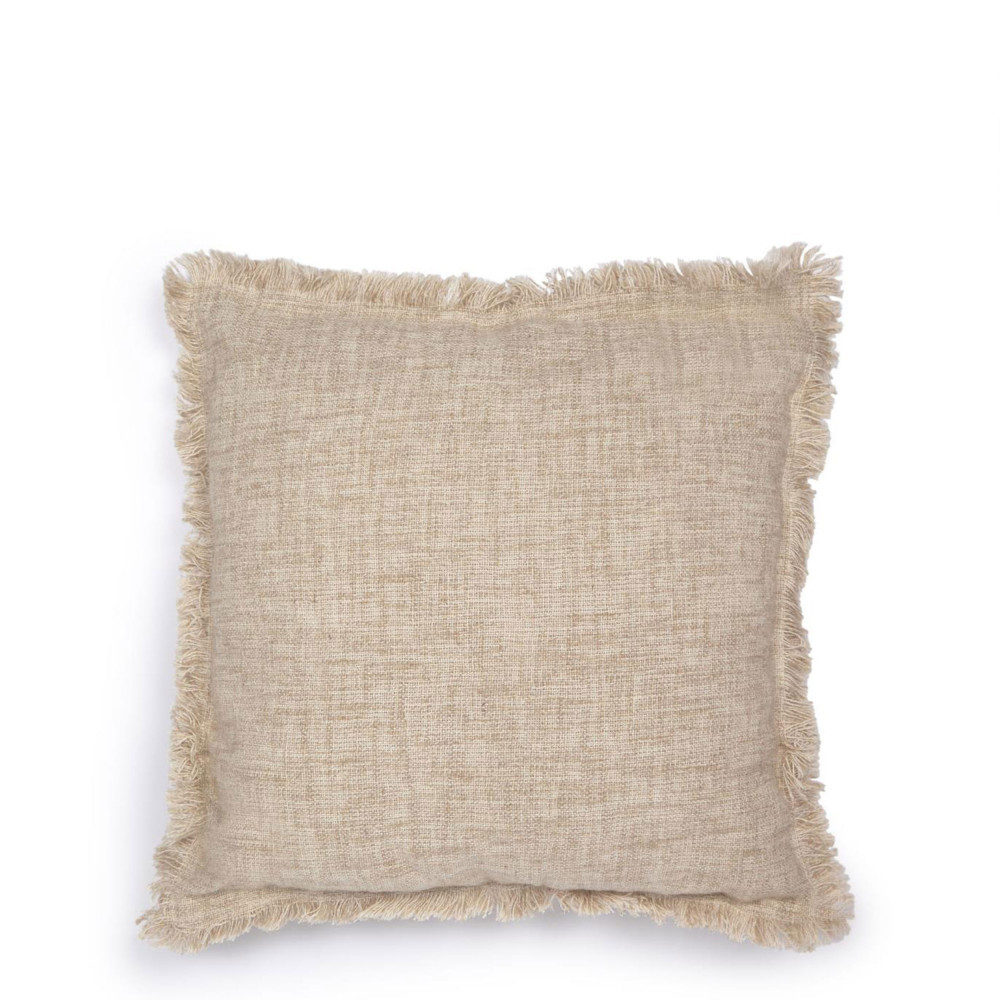 Valleria - Housse de coussin en lin 45x45cm - Couleur - Naturel