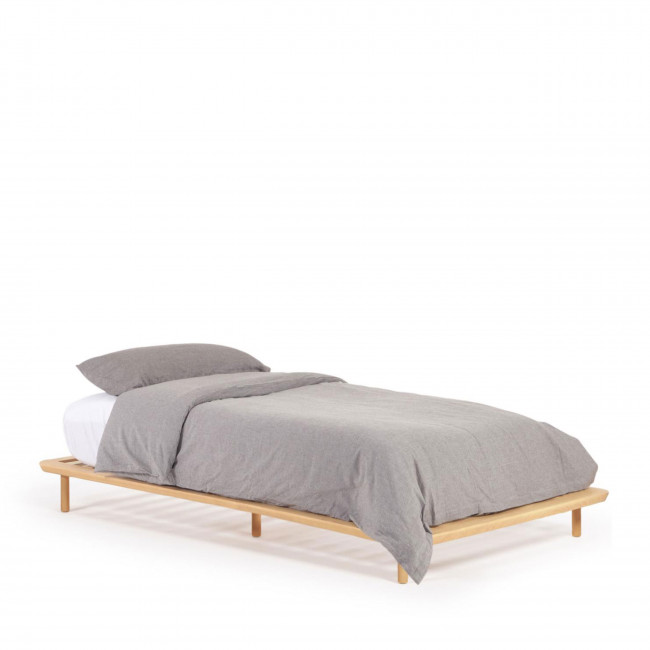 Anielle - Lit en bois massif de frêne 90x200cm