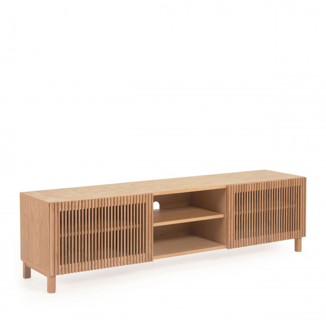 Beyla - Meuble TV 2 portes en bois L180cm