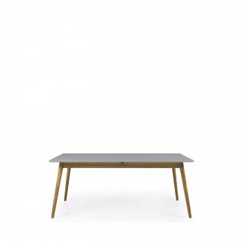 Dot - Table à manger extensible en bois L160-205cm