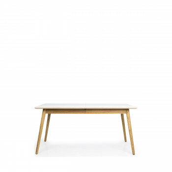Dot - Table à manger extensible en bois L160-205cm