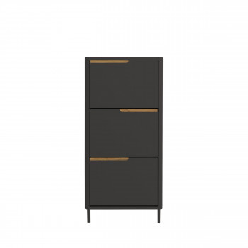 Switch - Meuble à chaussures en bois 3 portes H131cm
