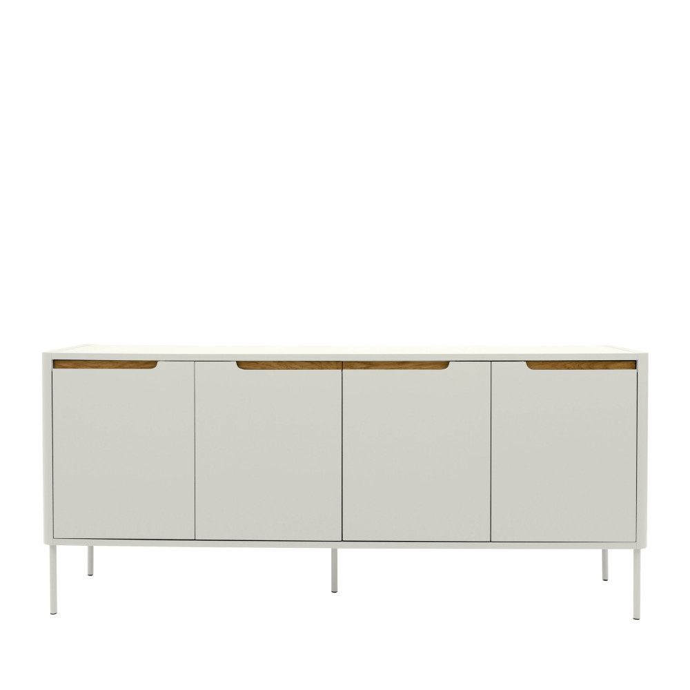 Switch - Buffet en bois 4 portes L173cm - Couleur - Blanc