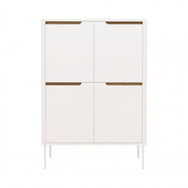 Switch - Buffet haut en bois 4 portes H128cm